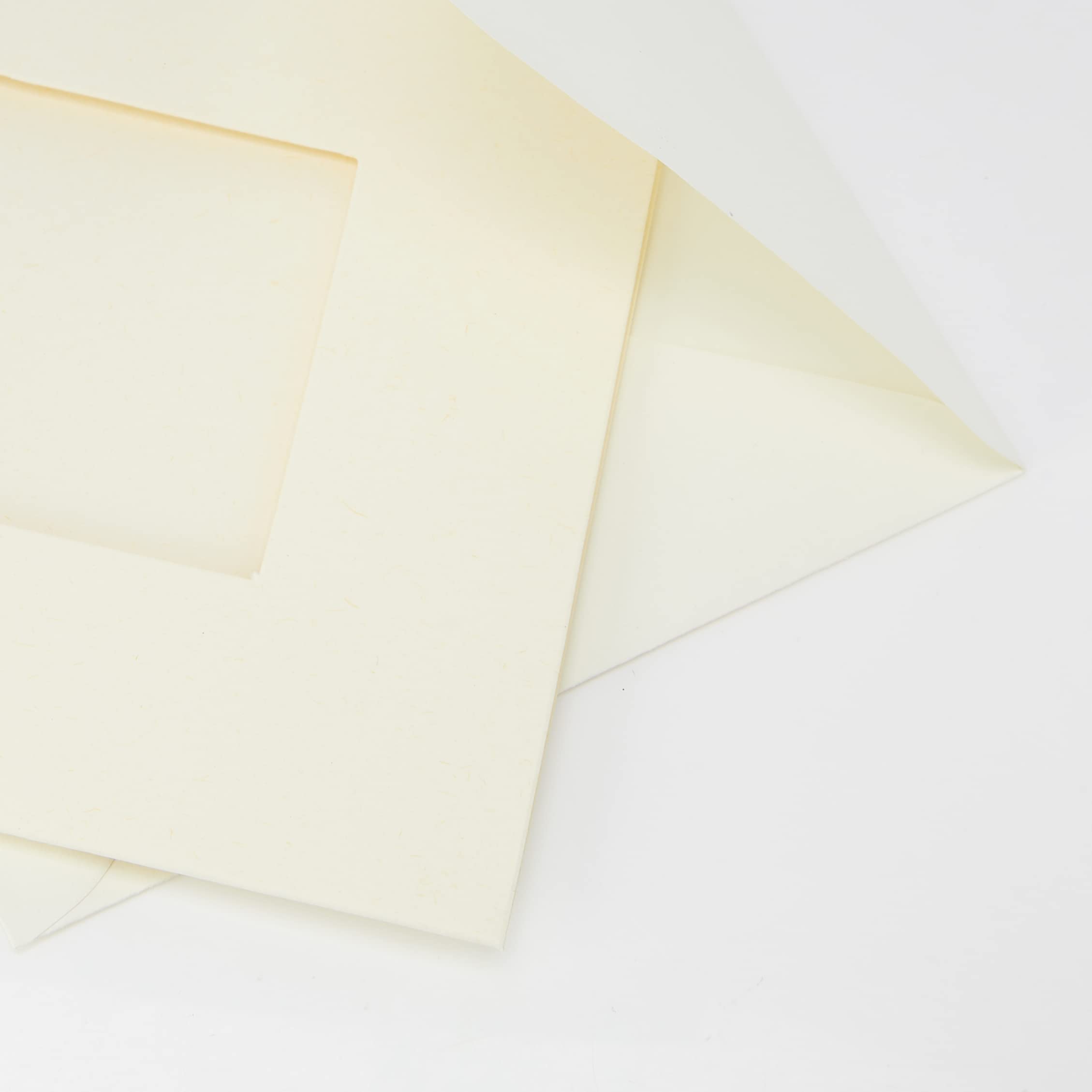 Papermania 300 GSM Square Tri Fold Window Aperture Card Blanks with Envelopes, 10 Pack, Cream, 13.5 cm x 13.5 cm 4