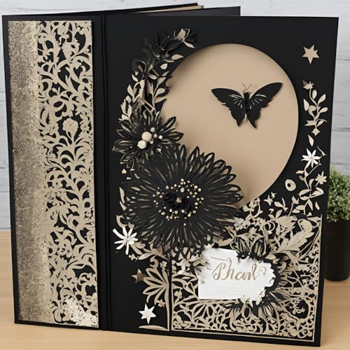Hawksbill A5 Black Cardstock 160 GSM 20 Pack – Premium Smooth Paper for Crafts & School Projects 4