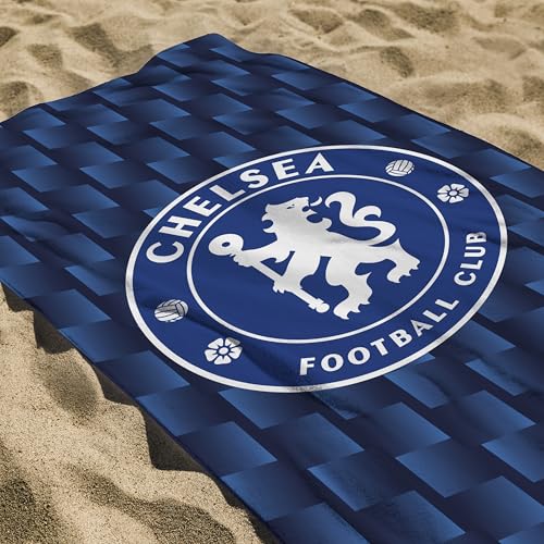 Character World Chelsea FC Bath Towel - Super Soft Baumwolle | 750x1500mm | Multicolour 2