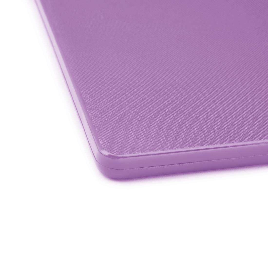 Hygiplas Low Density Chopping Board - Purple | Polyethylene | 30.5L x 22.9W cm 3