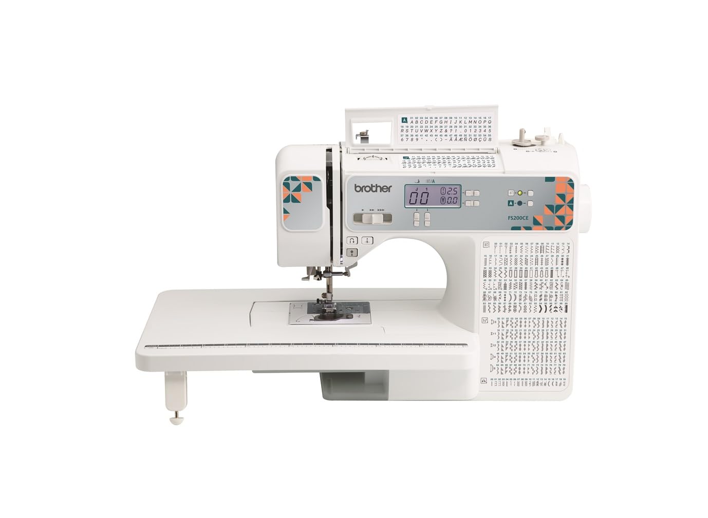 Brother FS200CE Electronic Sewing Machine - 200 Stitches | Wide Table | Hard Case 7