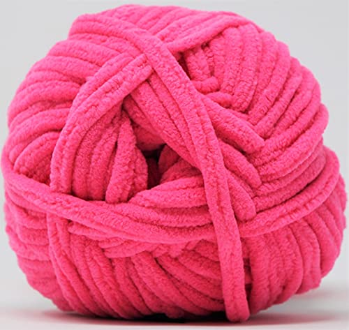 Hello Love Super Bulky Polyester Yarn - Pinkie Pink | 100g | 65m 2