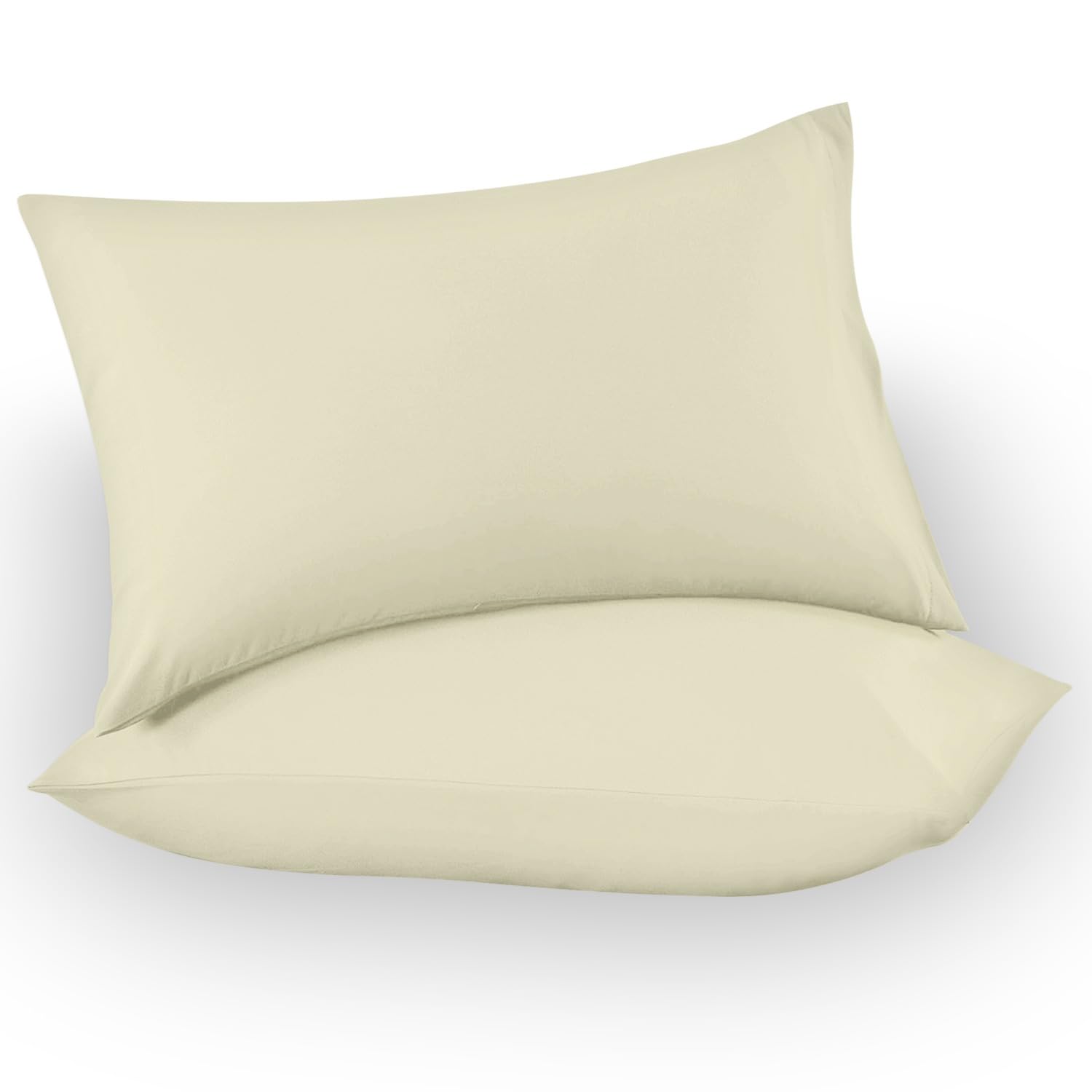 GC GAVENO CAVAILIA Microfiber Fitted Sheet - 100% Polyester | Cream | Multiple Sizes Available 1
