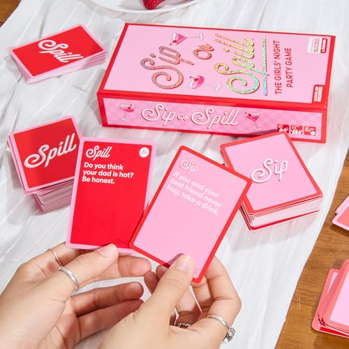 WHAT DO YOU MEME? Sip or Spill - Girls Night Party Game | 300 Cards | Ages 18+ 3