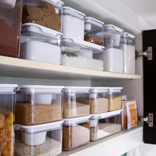 Décor Pantry Storage Container 2L Airtight with Built-In Measure | Modular & Stackable