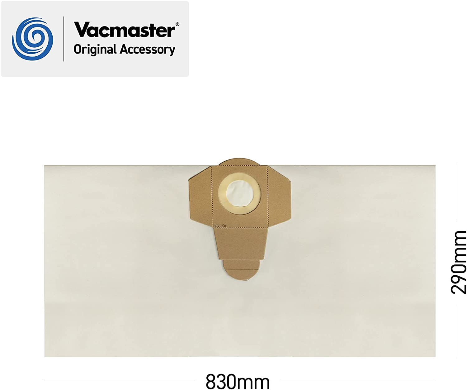 Vacmaster Standard Filtration Dust Bags for 20L Wet & Dry Vacuums | 5 Pack | Paper 3