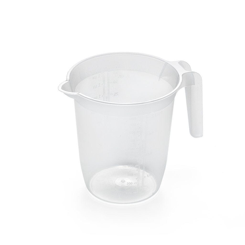Addis 518006 Measuring Jug with Handle - 1 Liter Capacity | Transparent Plastic | Metric/Imperial