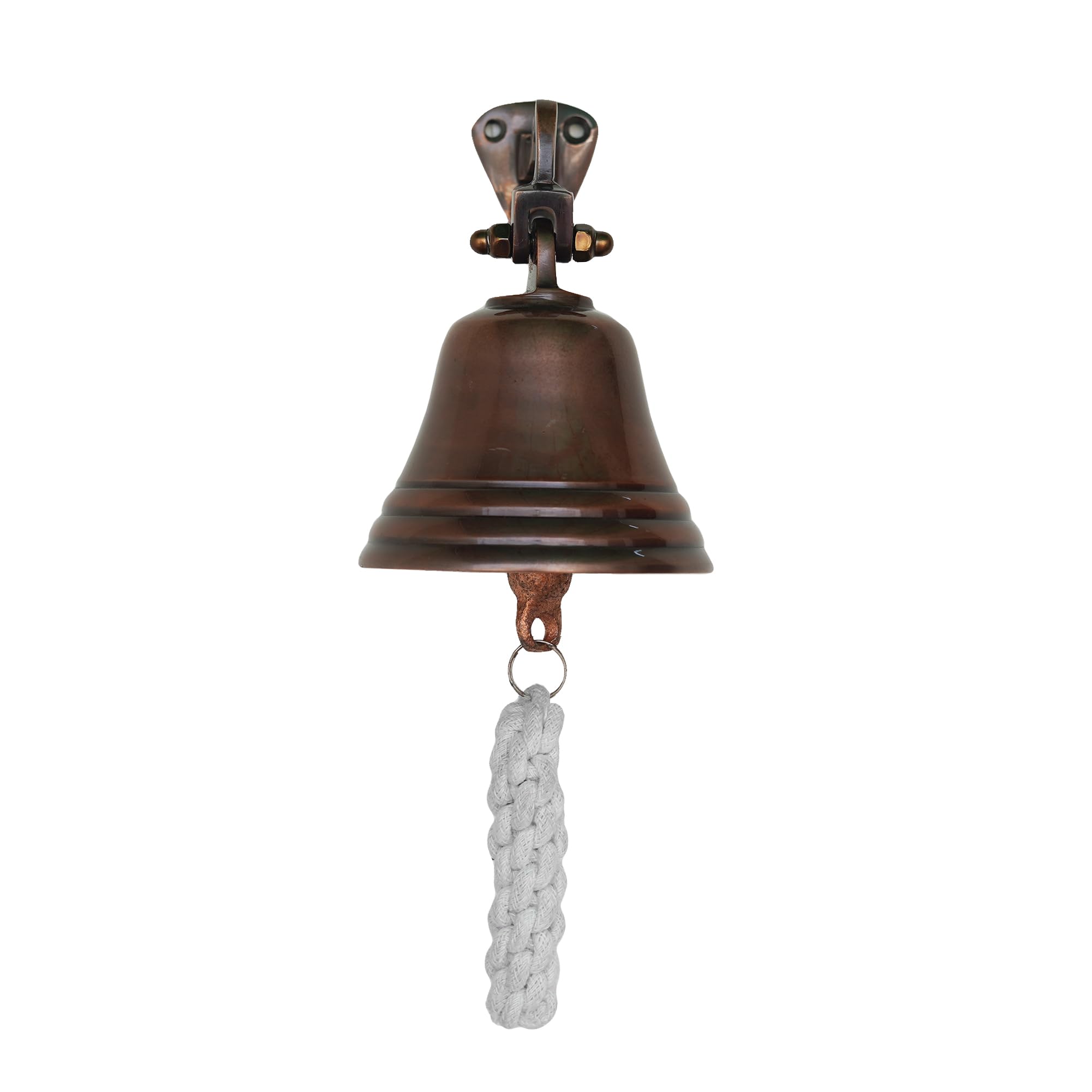 Assorted Collections Wall Mounted Bell - 4 Inch Size | Copper Color | Aluminium 6