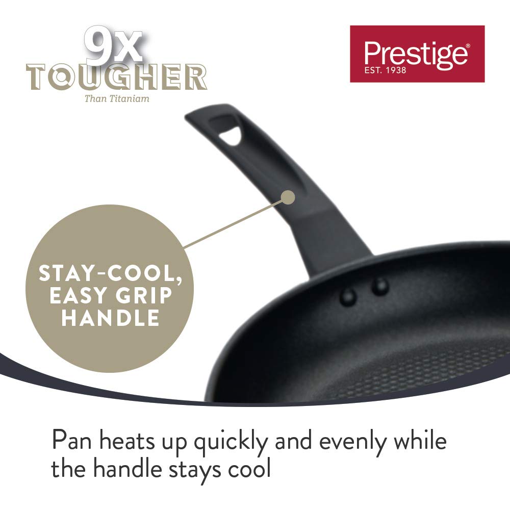 Prestige Egg Poacher Pan - 20cm Induction Frying Pan with 4 Non Stick Inserts | Dishwasher Safe 8
