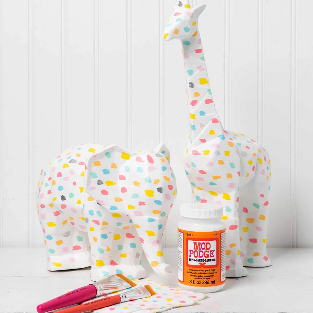 Mod Podge CS11272 - 8 oz Satin Waterbase Sealer, Glue, and Finish | Dries Clear 5