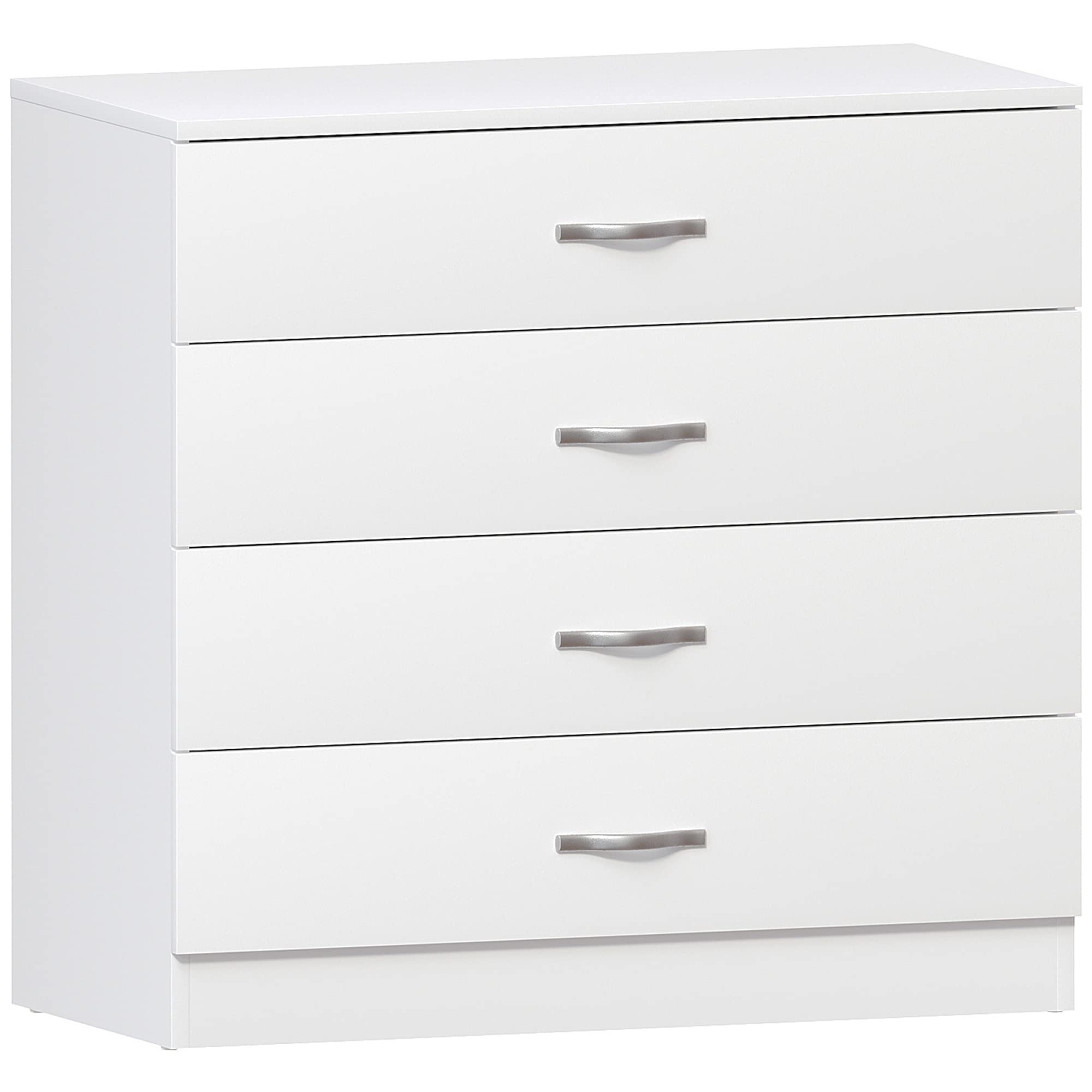 Vida Designs Riano 4 Drawer Chest of Drawers | MDF & Chipboard | White Finish 8