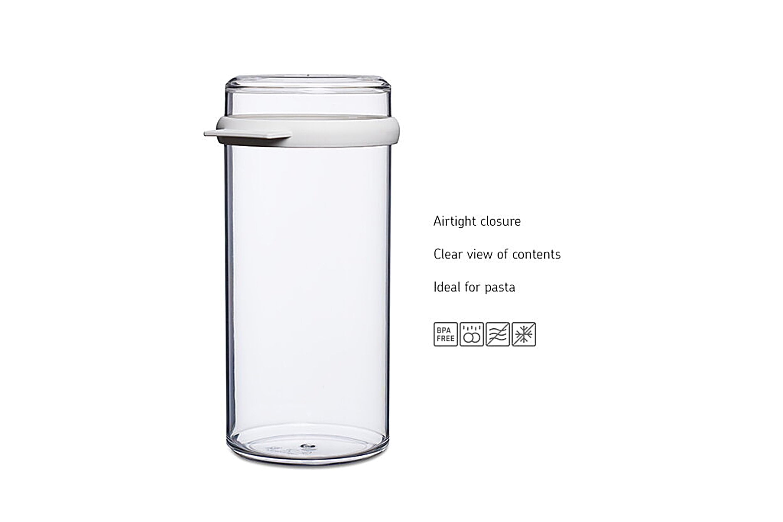 Mepal Stora Round Food Container - 1900ml Airtight Storage for Rusks & Pasta | BPA-Free 4