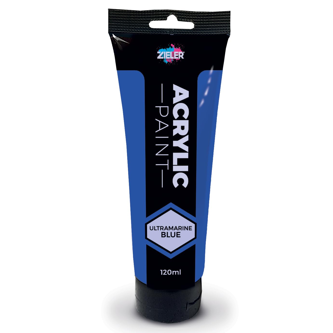 Zieler Acrylic Paint - Ultramarine Blue | 120ml Tube | Medium Body | Low Odor