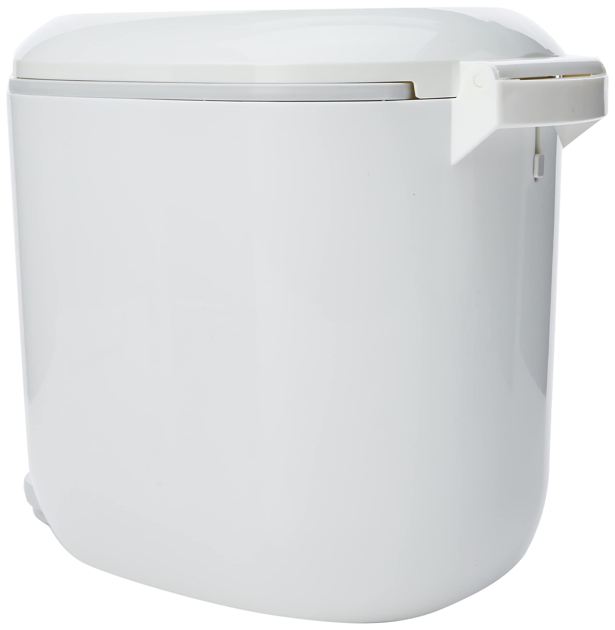 Addis 518503 Premium Deluxe Bathroom Pedal Bin with Inner Bucket | 3.5 Litre | White Grey 3