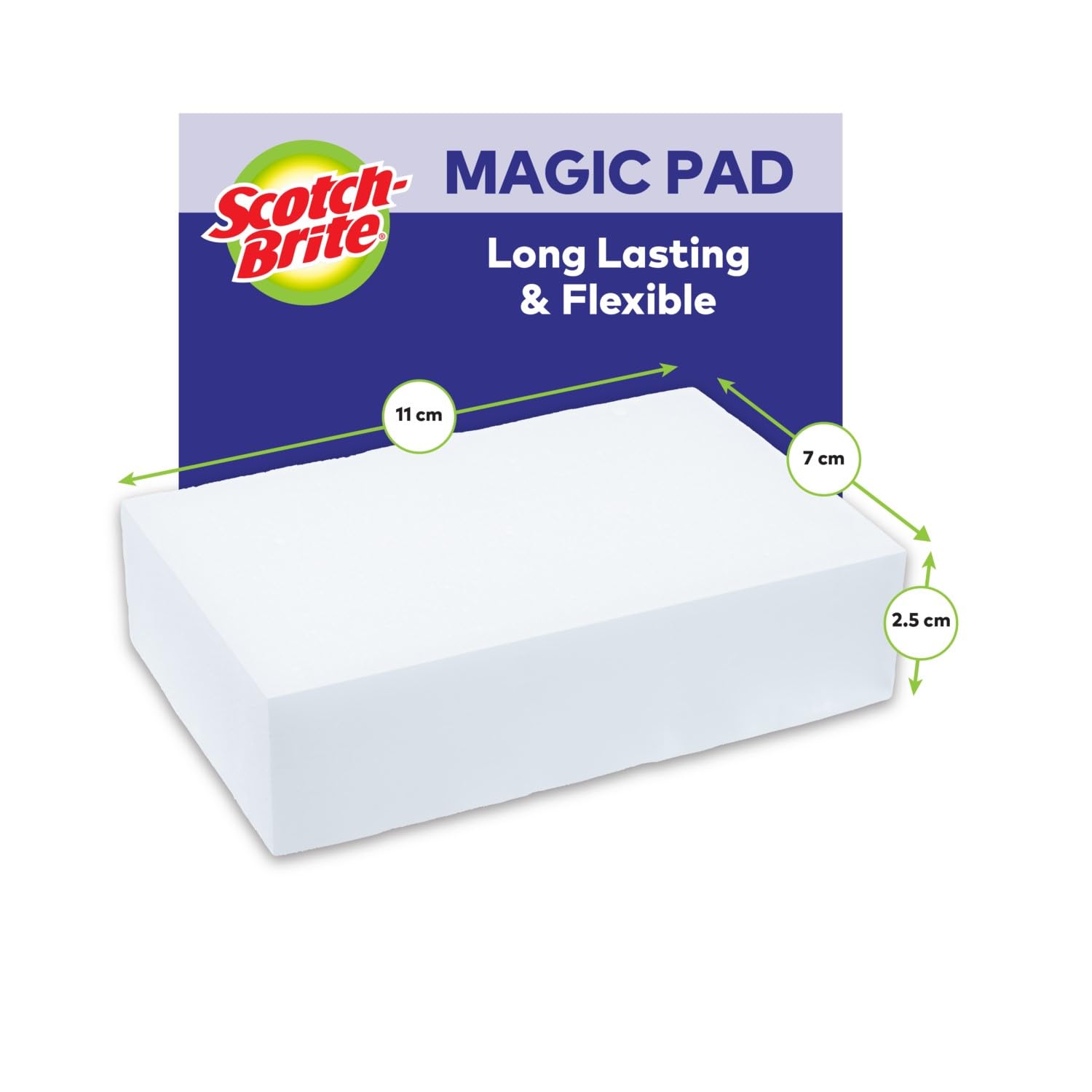 Scotch-Brite Magic Easy Eraser Sponge - Melamine Cleaner, Value Pack of 12 2