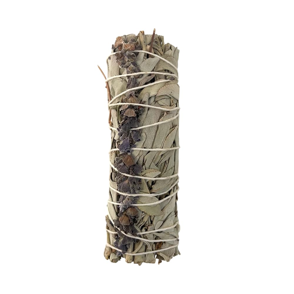 VIE White Sage and Lavender Smudge Stick - Energy Renewal & Purification | Pack of 1 1