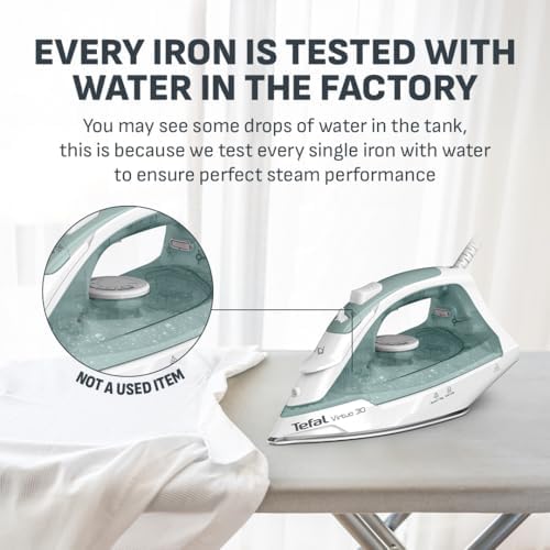 Tefal Virtuo 30 Steam Iron - 2000W Power | 130g Steam Boost | Ceramic Soleplate 8