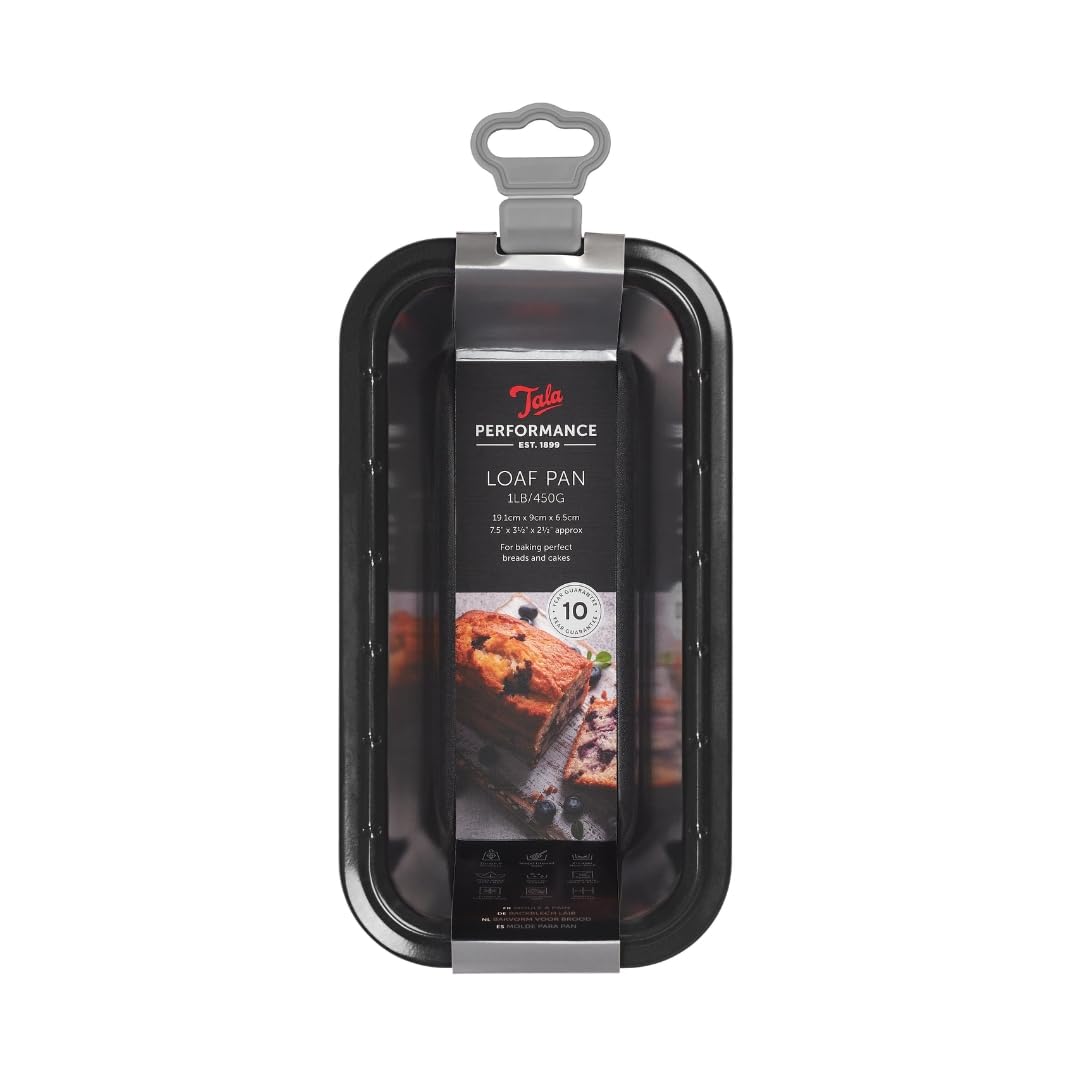 Tala Performance 1lb Loaf Pan - Professional Carbon Steel with Eclipse Non-Stick Coating 1