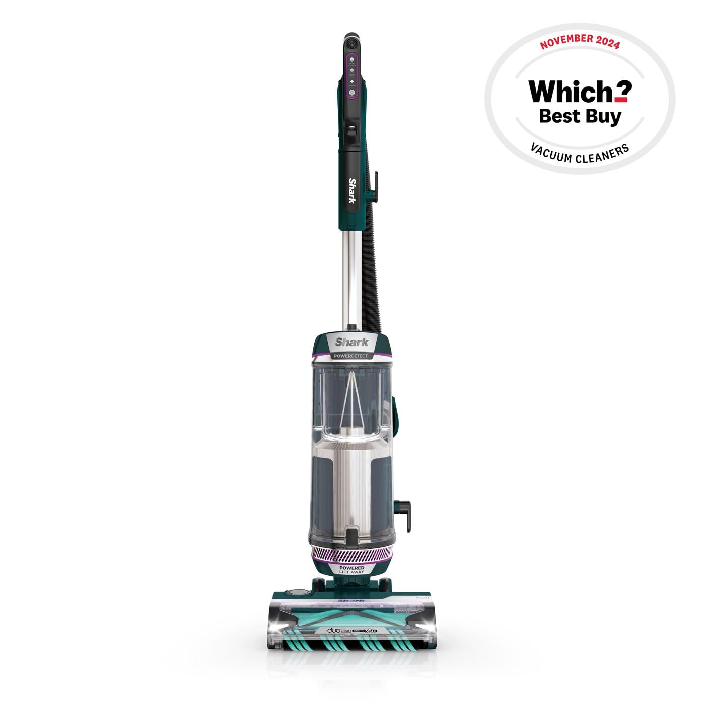 Shark PowerDetect Corded Upright Vacuum Cleaner - DuoClean Detect, Reverse Clean, Anti-Odour | 750W, 1.3L 2