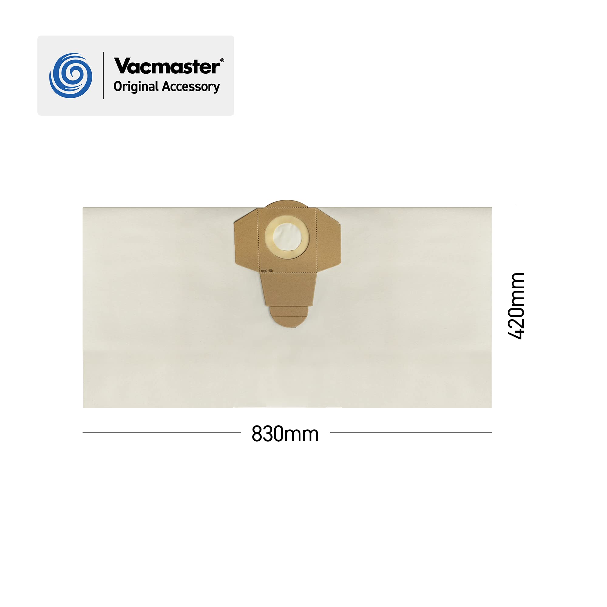 Vacmaster Standard Filtration Dust Bags for 30L Vacuums - 5 Pack | Paper Material | Dry Use Only 3