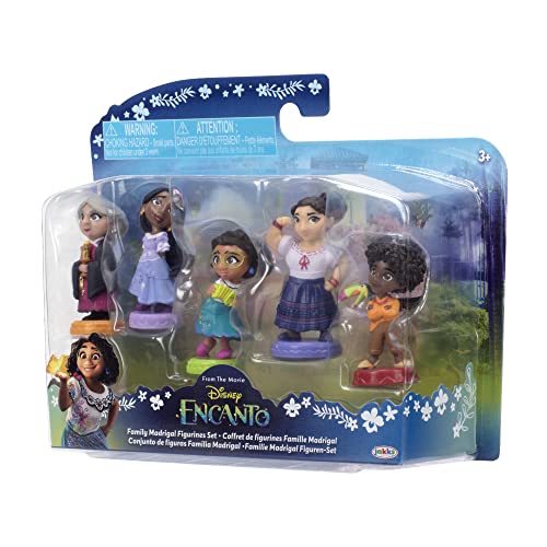 Disney Encanto 5-Pack Figurine Set - Mirabel, Antonio, Isabela, Luisa, Abuela | Ages 3+ 3