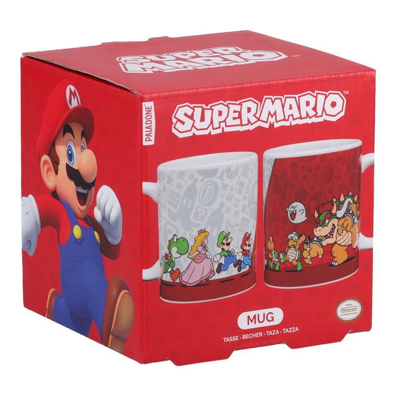 Paladone Super Mario Ceramic Coffee Mug - 300ml Capacity | Dishwasher & Microwave Safe 5