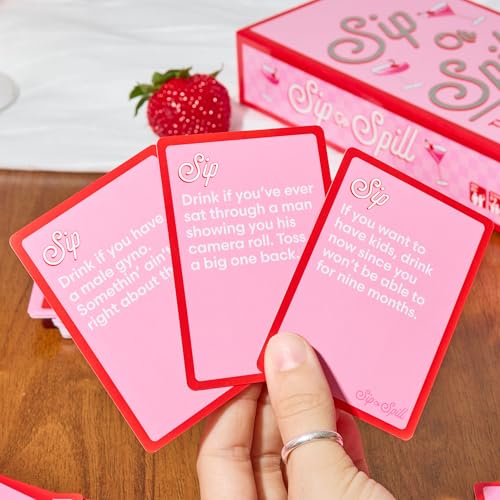 WHAT DO YOU MEME? Sip or Spill - Girls Night Party Game | 300 Cards | Ages 18+ 2