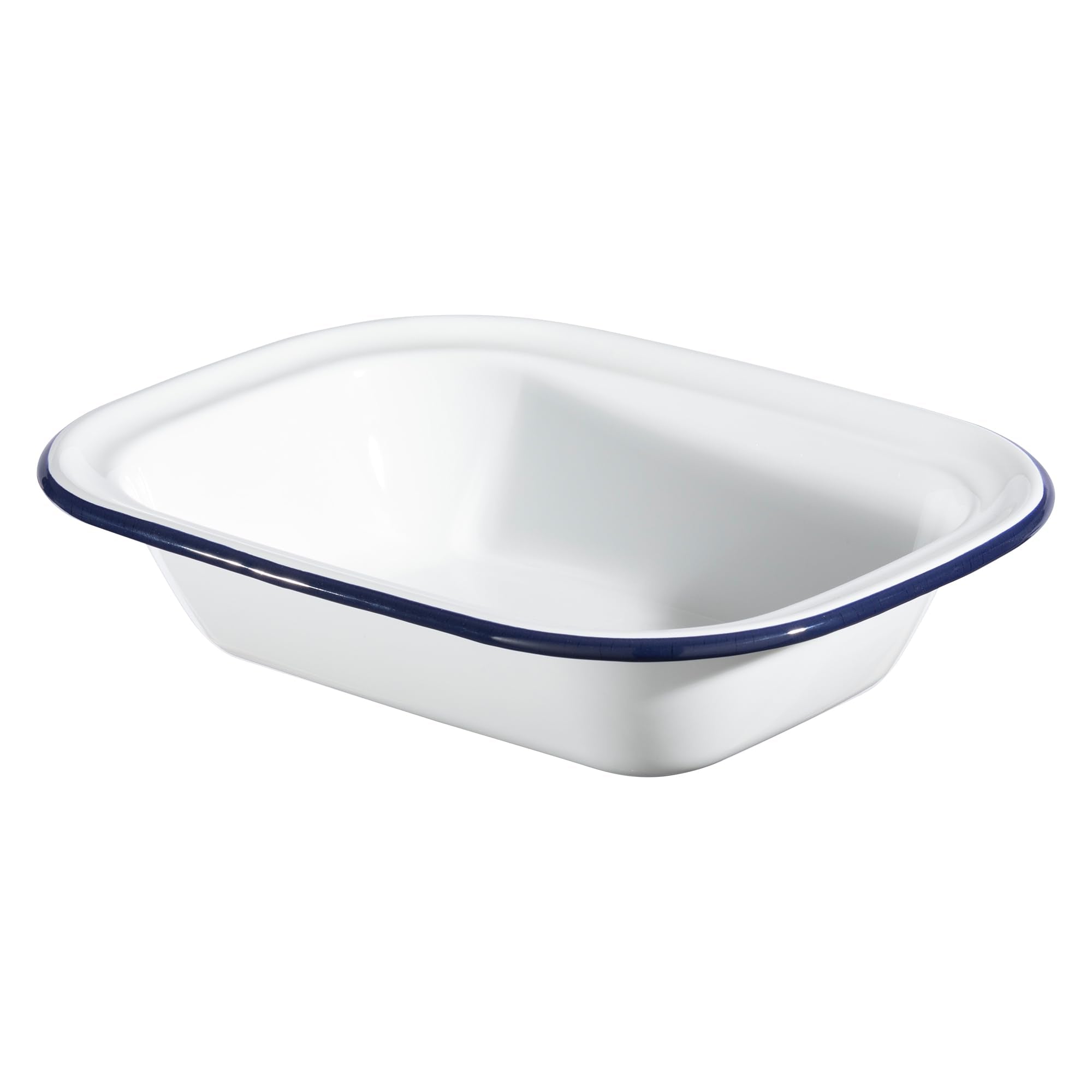 Hairy Bikers Medium Pie Plate - 22cm Steel, Oven Safe, Dishwasher Safe, White 1