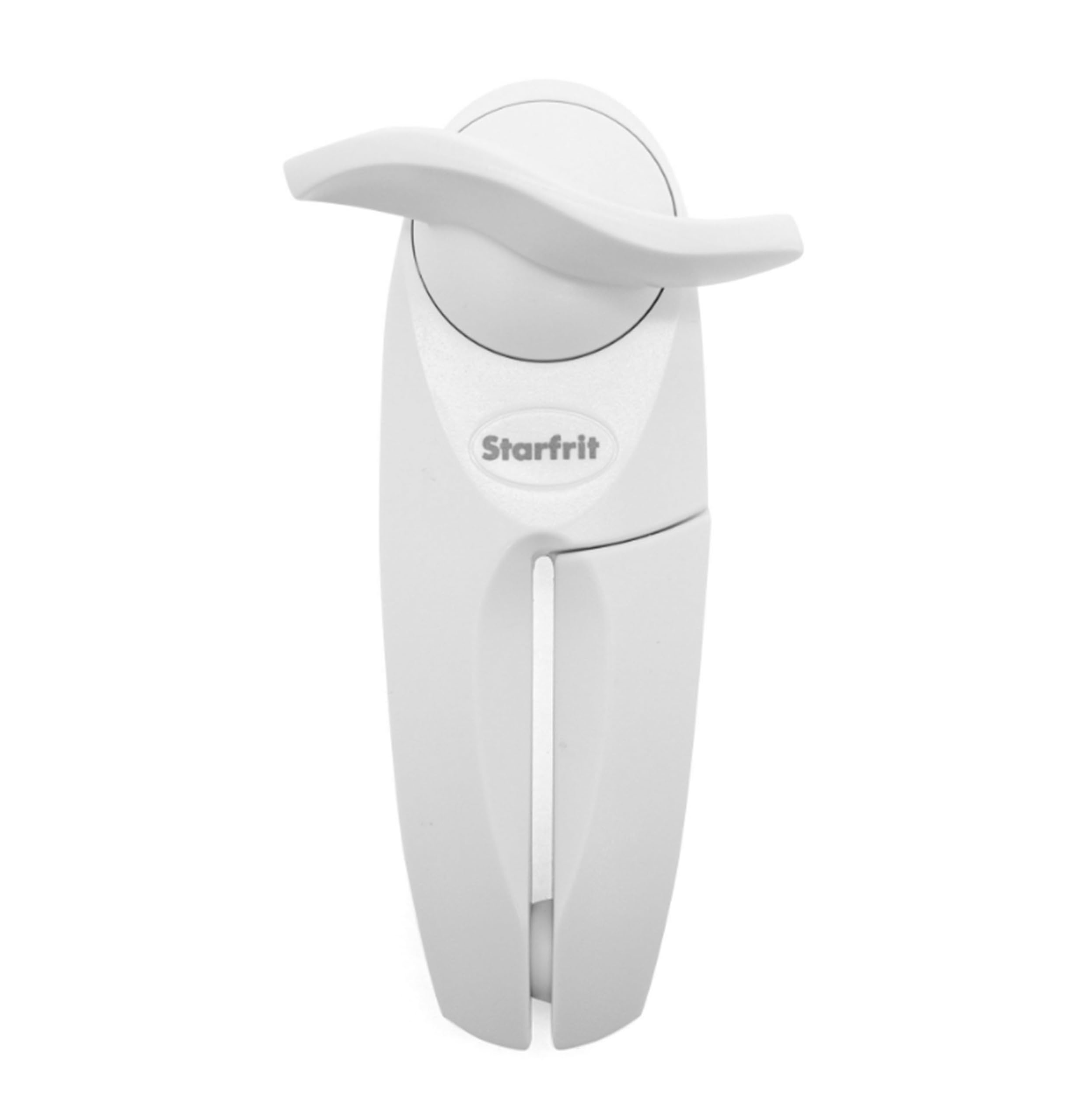 STARFRIT Little Beaver Can Opener - Ambidextrous, Hygienic Lid Hold | Plastic, White 1
