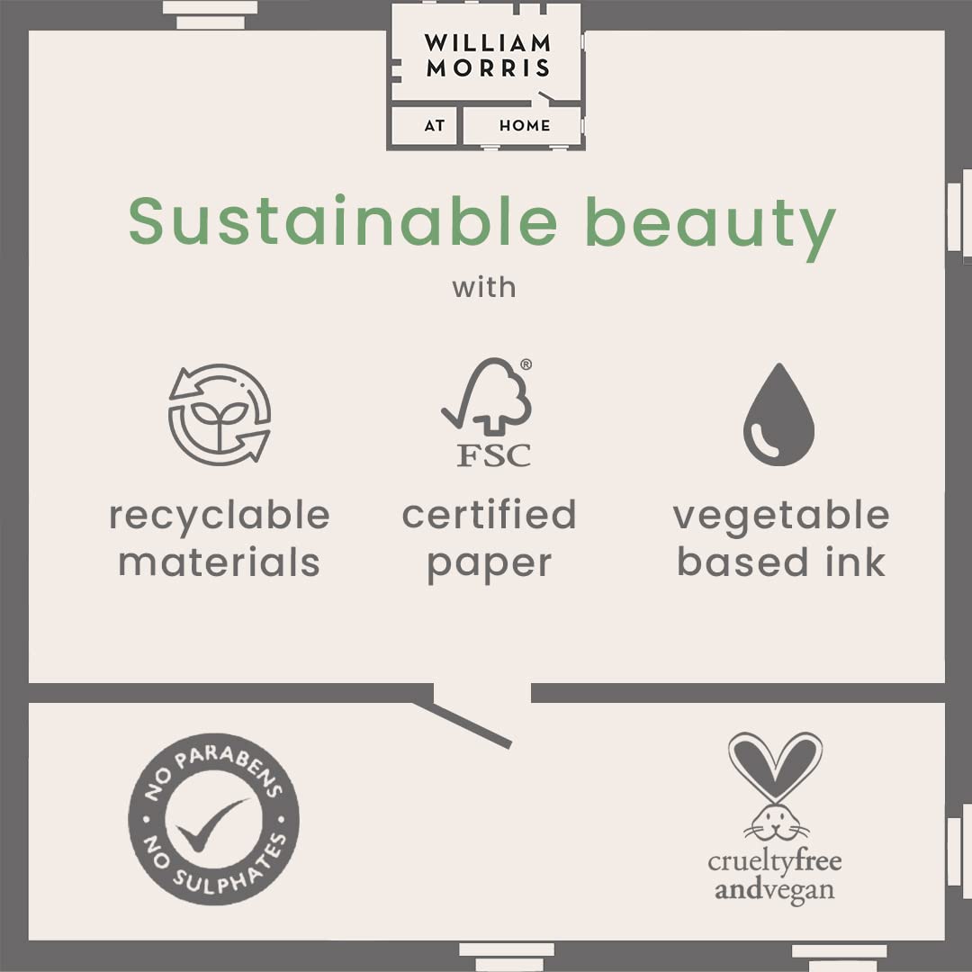 William Morris at Home Patchouli & Red Berry Scented Drawer Liners | Strawberry Thief Print | FSC Paper 3