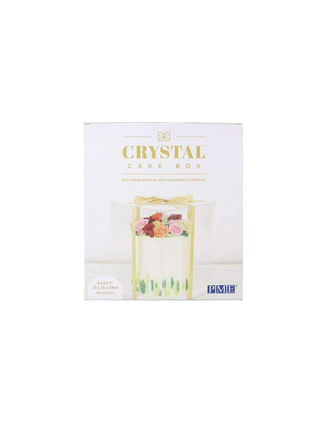PME Crystal Cake Box - 6 Inch Size | Reusable Presentation Box | CCB06 4
