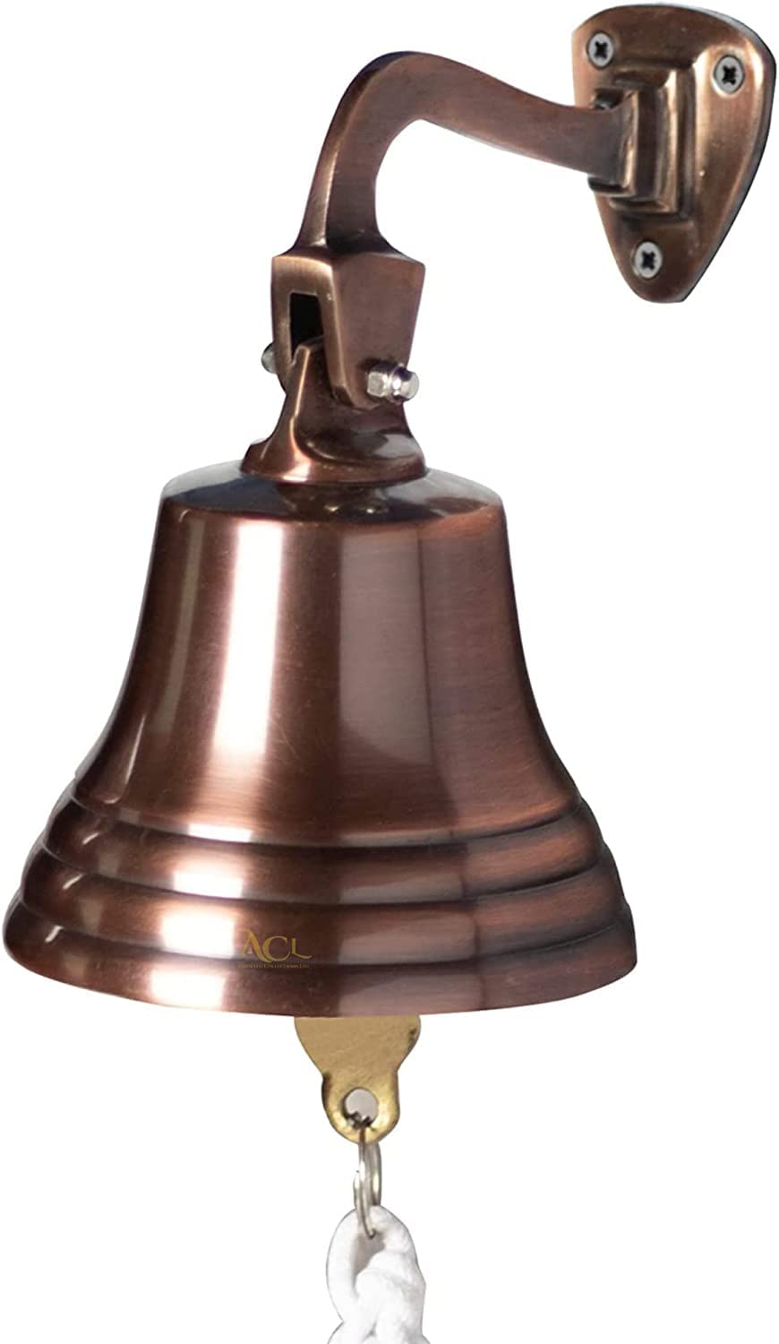 Assorted Collections Wall Mounted Bell - 4 Inch Size | Copper Color | Aluminium 5
