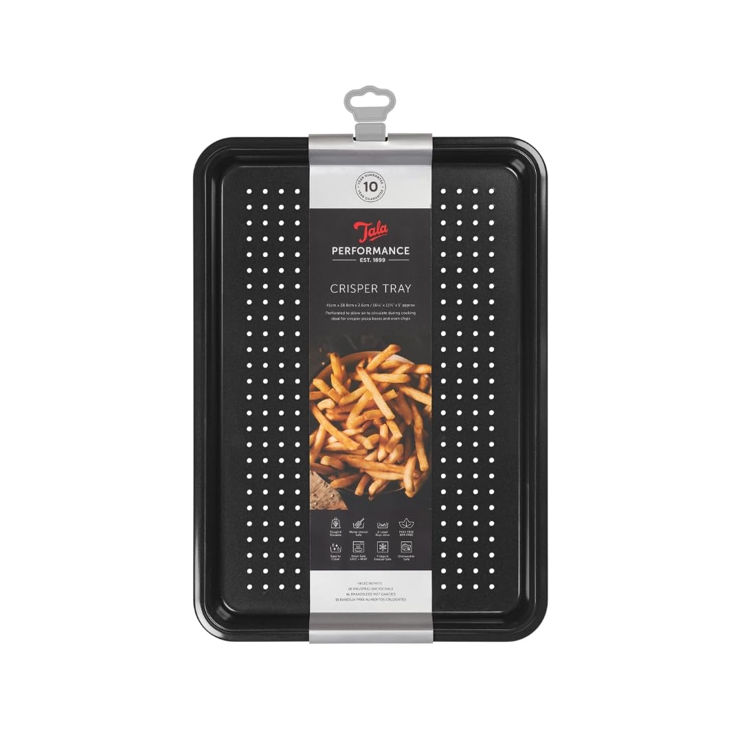 Tala Performance Crisper Baking Tray - Carbon Steel, Eclipse Non-Stick | 39.4x26.8x2.08 cm 1