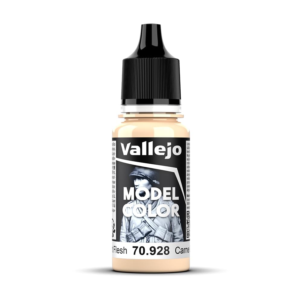 Vallejo Model Color VJ70928 - Light Flesh Acrylic Paint | 17 ml | Waterbased 1