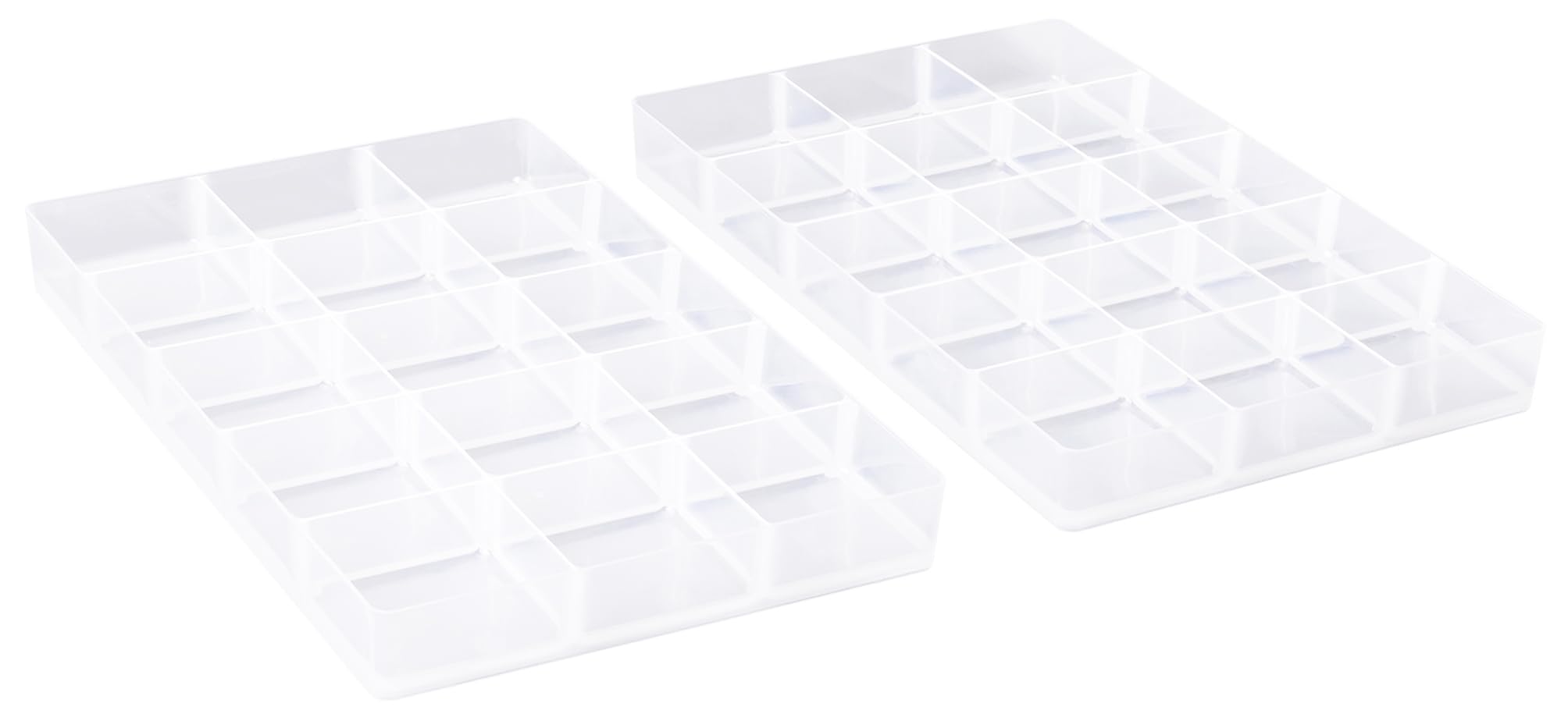 Really Useful Box 4 Litre Storage Box with 2 Hobby Dividers | Clear Plastic | Stackable 5