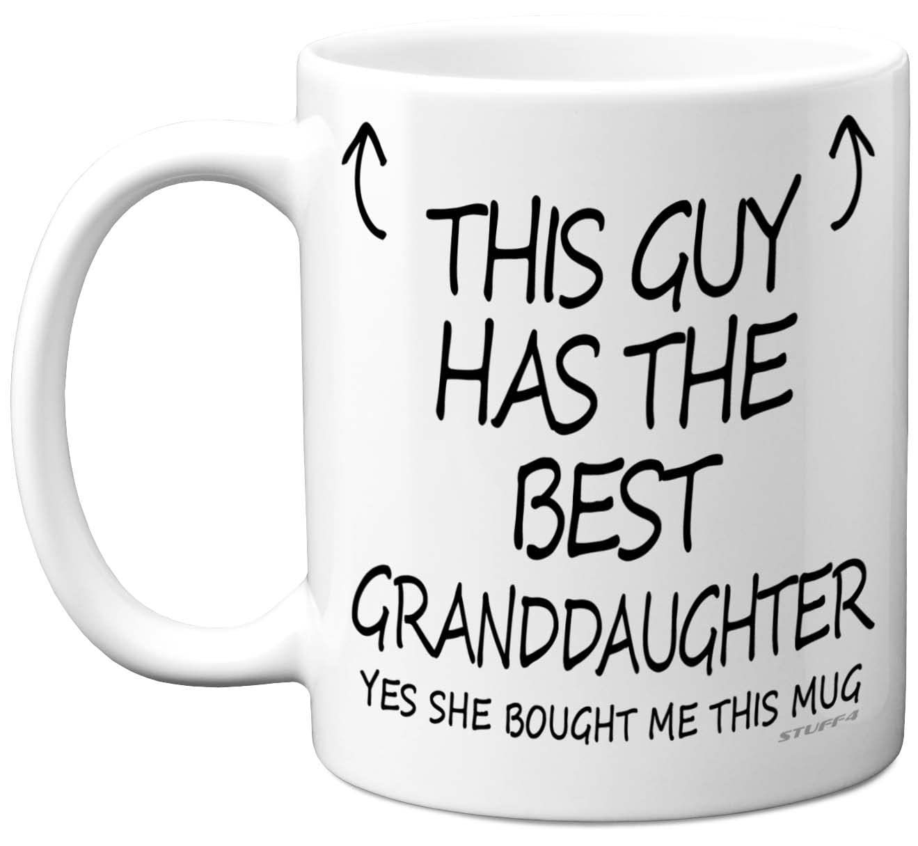 Stuff4 This Guy Has The Best Granddaughter Mug - 11oz Ceramic Coffee Cup | Dishwasher Safe | Made in UK 1