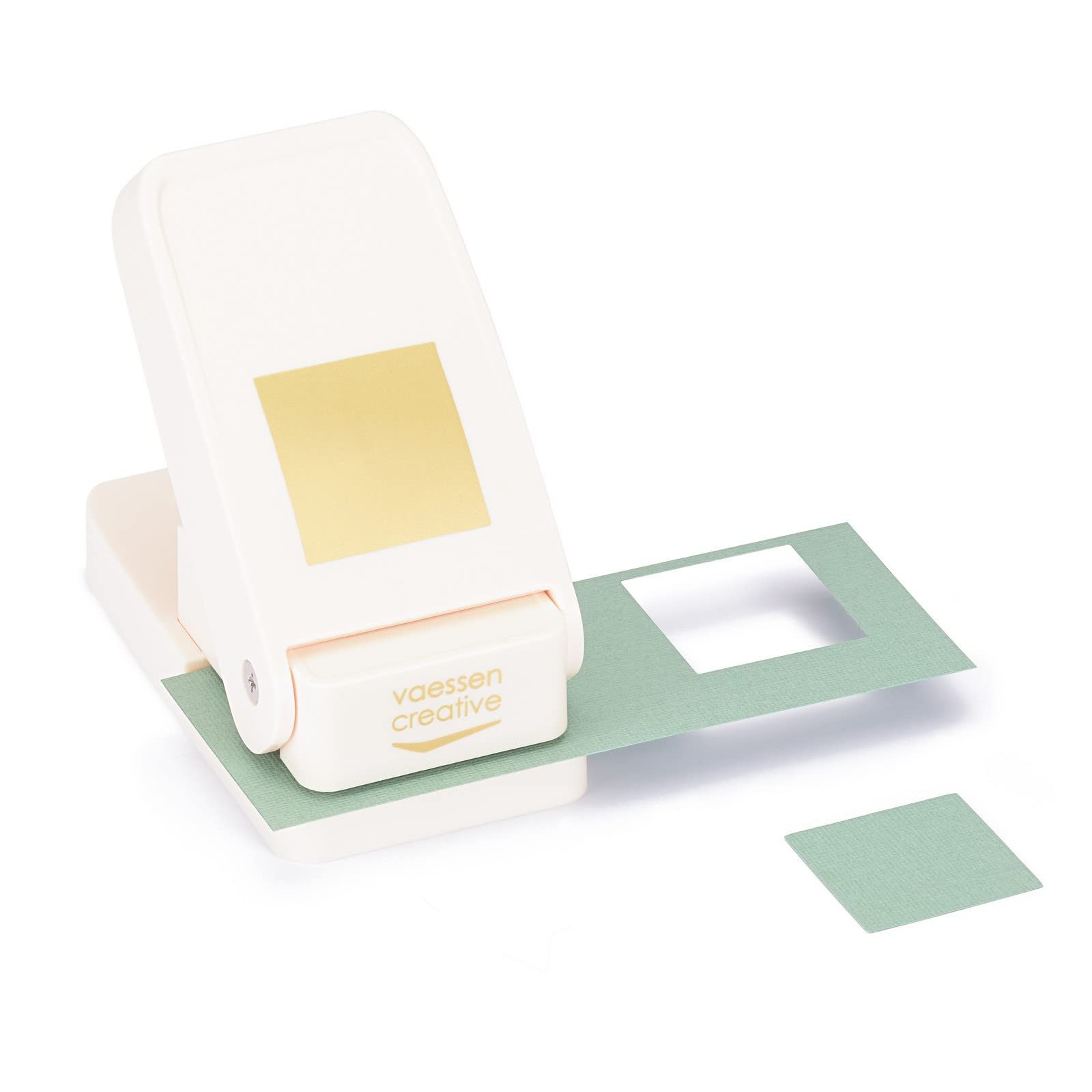 Vaessen Creative Heavy Duty Craft Punch - Square Cutout 3.75 x 3.75 cm | Maxi Size 6