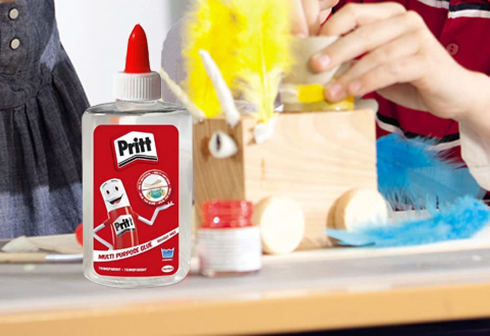 Unibond Pritt PVA Multi Glue - Solvent Free & Washable | 145ml Clear Liquid 4