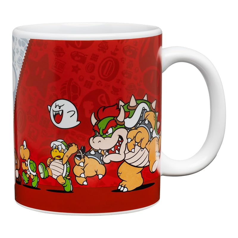 Paladone Super Mario Ceramic Coffee Mug - 300ml Capacity | Dishwasher & Microwave Safe 3