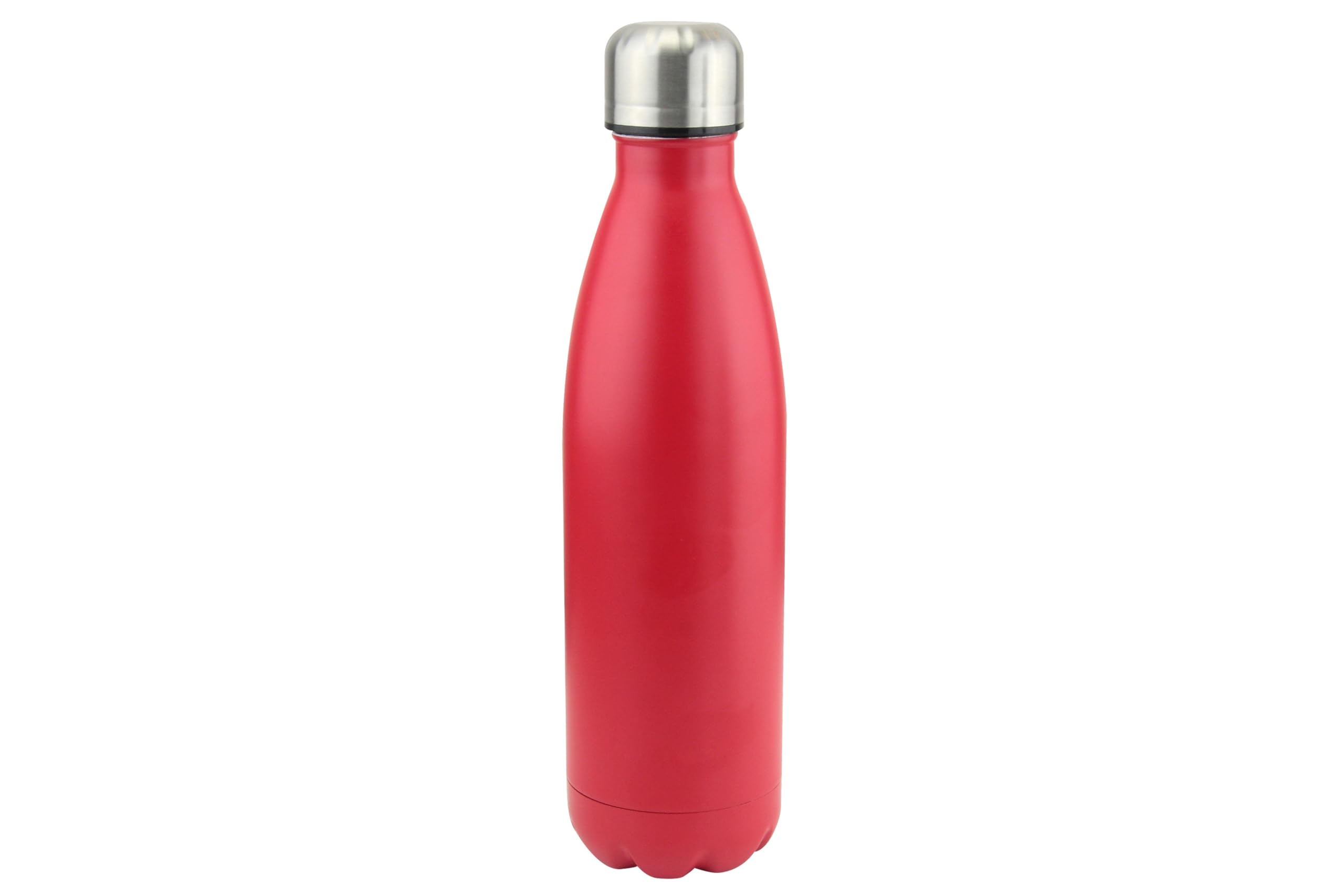 apollo THE HOUSEWARES BRAND Stainless Steel Flask - 500ml Capacity | Hot 12 Hrs, Cold 24 Hrs | Red