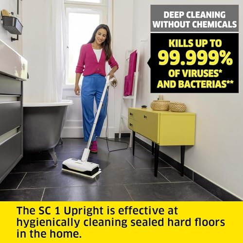 Kärcher SC 1 Upright Steam Mop - Hygienic Cleaning | 30s Heat-Up | Lightweight 2
