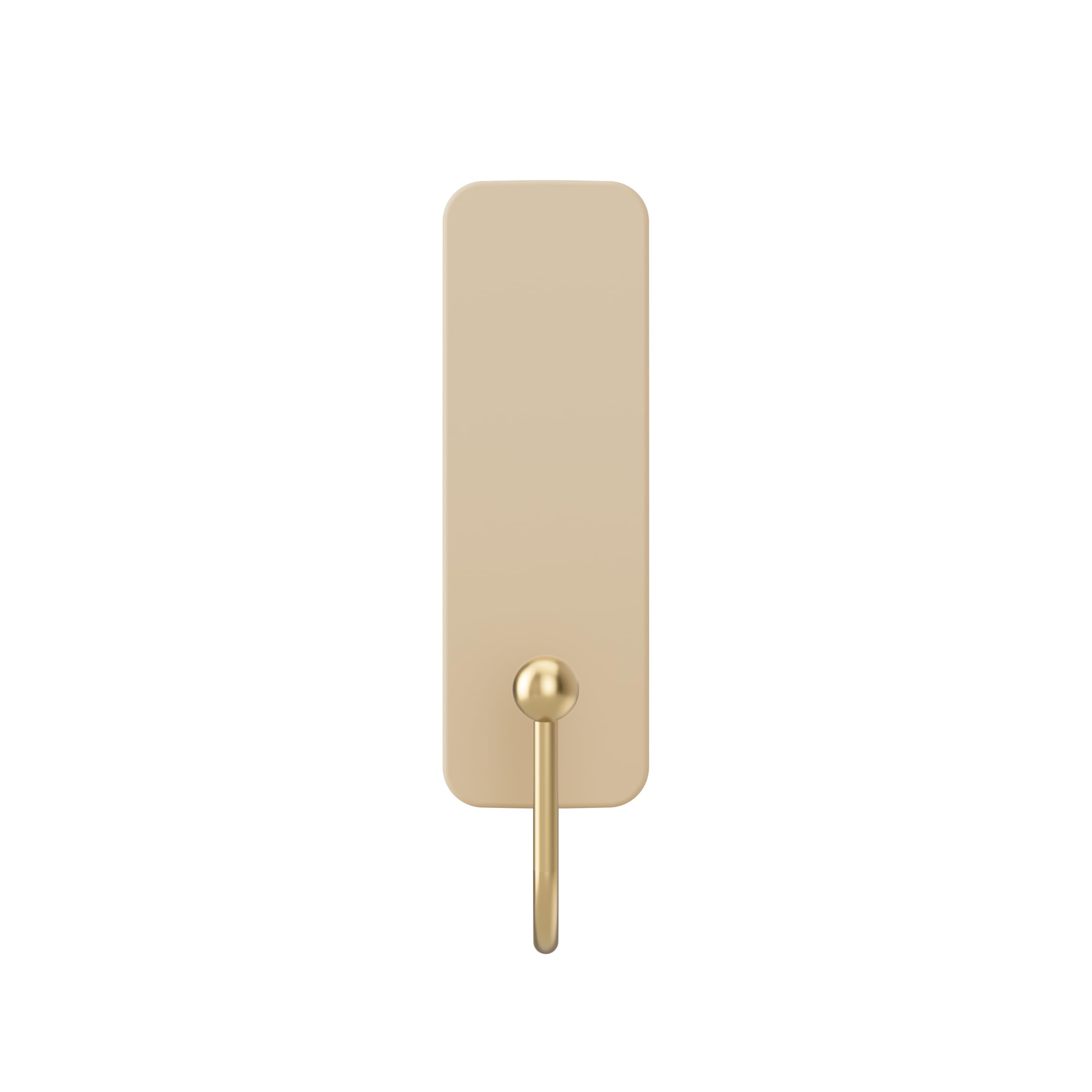 Command Medium Wall Hooks - Damage-Free Hanging, Holds 1.3kg | Latte Brown | 2 Hooks, 4 Strips 9