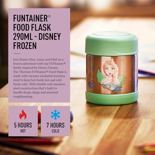 Thermos Disney Frozen Food Flask - Vacuum Insulated | 290ml | Stainless Steel 3