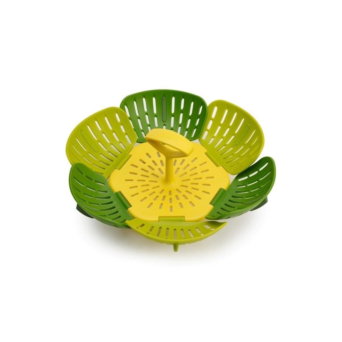 Joseph Joseph Bloom Folding Steamer Basket for Vegetables | Compact Storage | Green Plastic 6