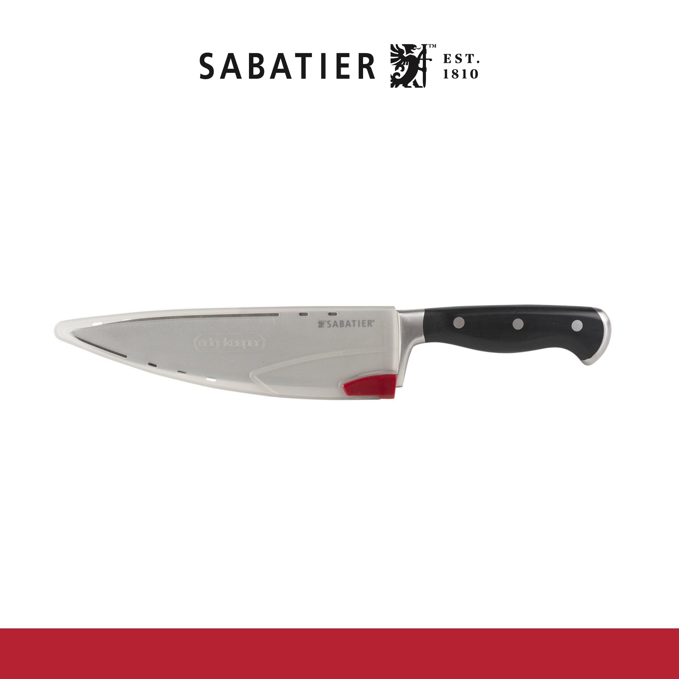 Sabatier Edgekeeper 8-Inch Stainless Steel Self-Sharpening Chef Knife | MoV Steel Blade 3