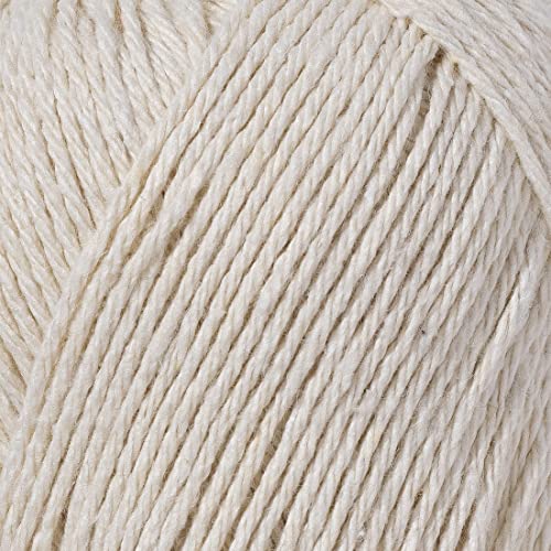 Utopia Crafts Re-Cotton Knitting Yarn - DK Double Knitting | 100g Cream | Oeko-Tex Certified 3