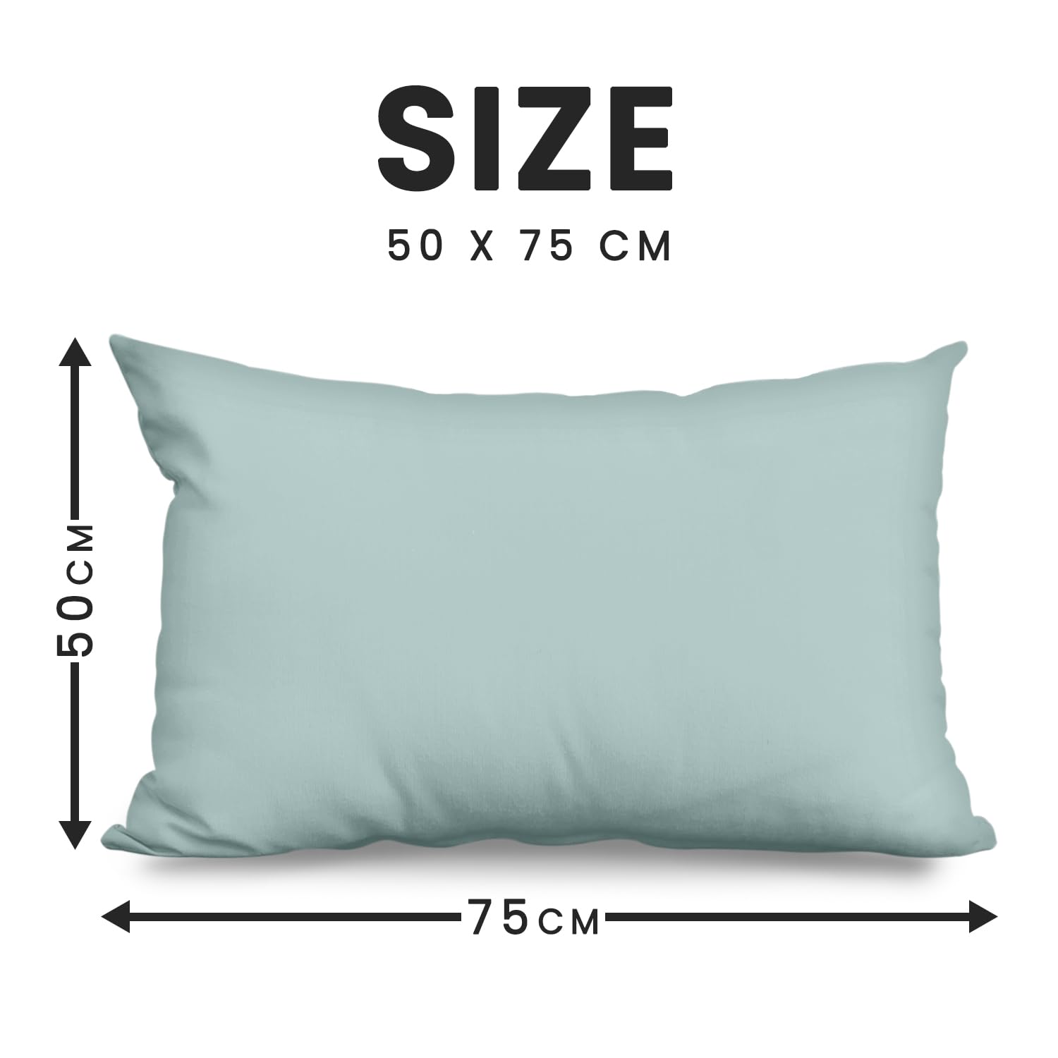 Super Dreamer Microfiber Pillow Cases - Soft & Smooth Envelope Closure Pair | Duck Egg 6