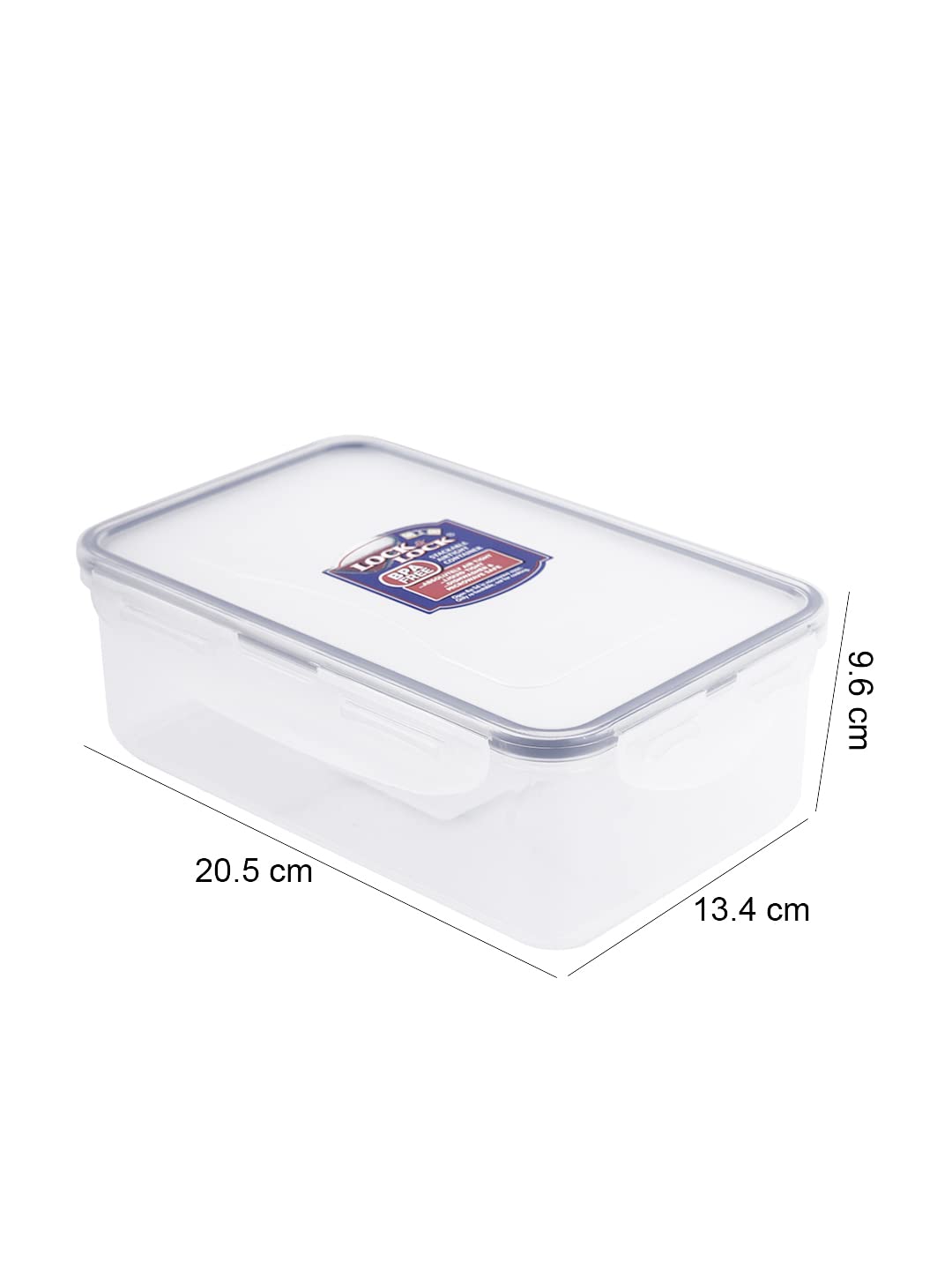 LocknLock Rectangular Plastic Food Container - 1L Capacity | Airtight & Leak-Proof | Freezer/Microwave Safe 6