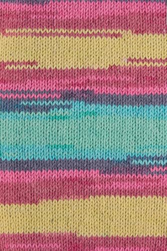 Utopia Crafts Re-Colour Yarn - Vegan, Recycled Cotton Blend | 100g Tropical Mix | 150m 3