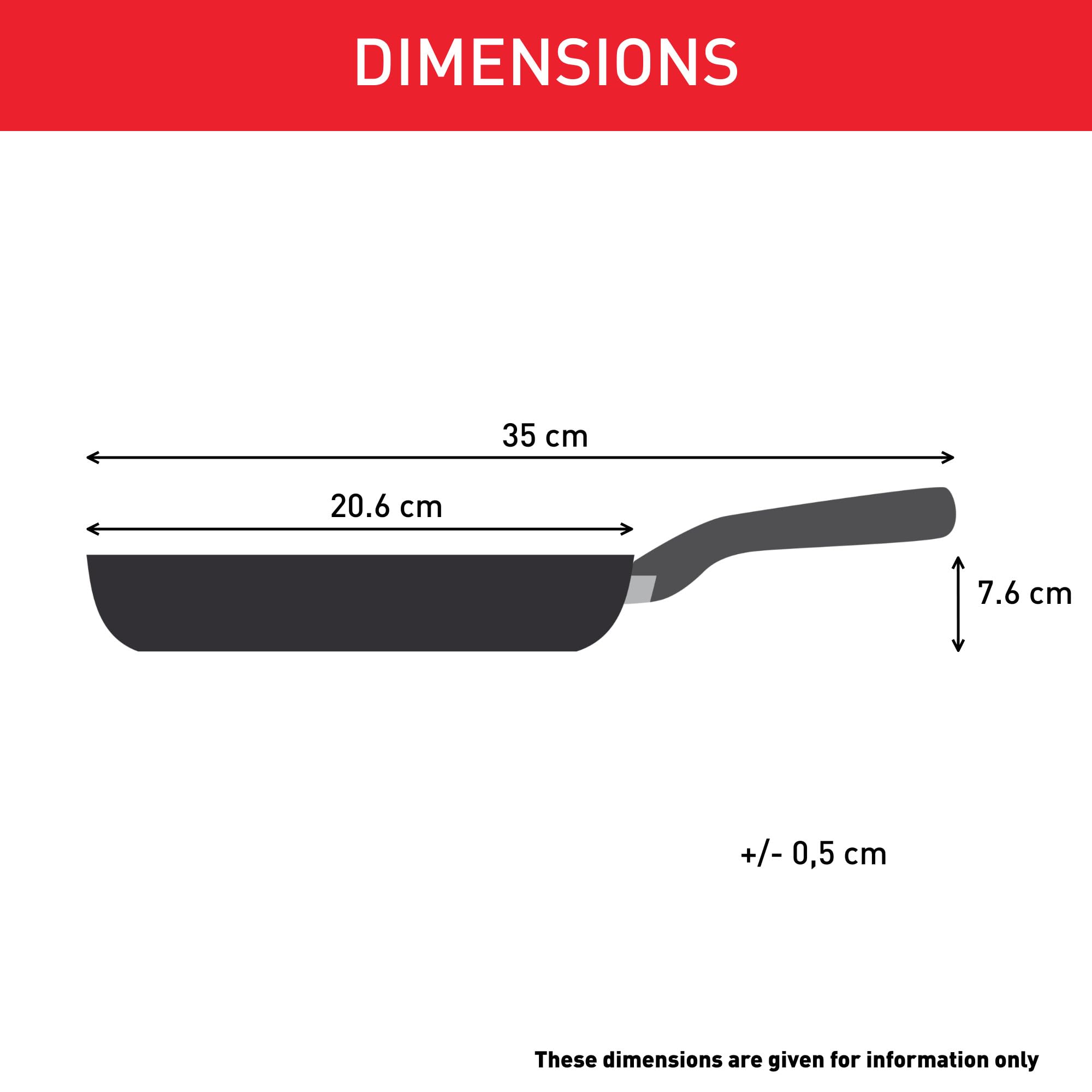 Tefal Titanium Essential Non-Stick Pancake Frying Pan - 20 cm, Metal Safe, Thermo-Signal | Not Induction 3